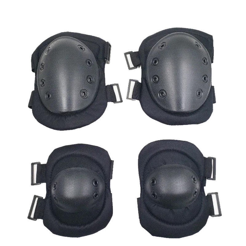 Tactical 4‑Pcs Knee Elbow Pads - Sports Equipment Knee Support review and price