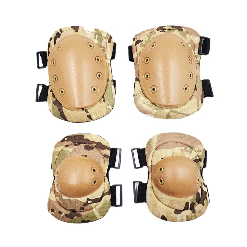 Tactical 4‑Pcs Knee Elbow Pads - Sports Equipment Knee Support review and price