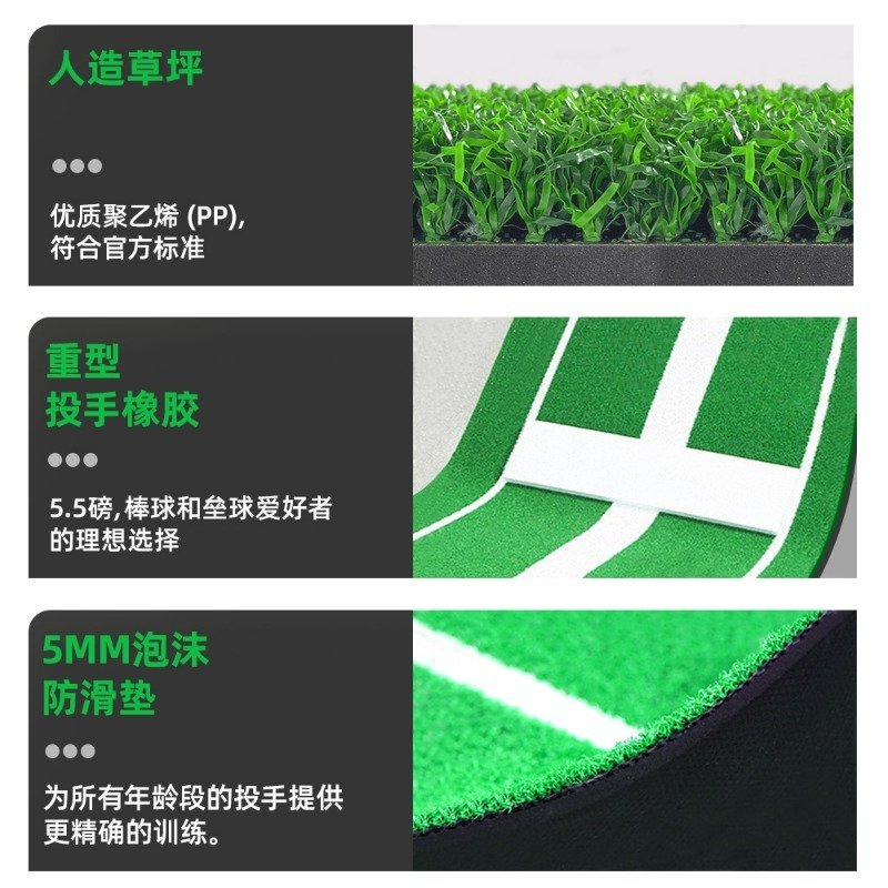 Baseball hitting mat anti slip - Sports Equipment You Hit review and price