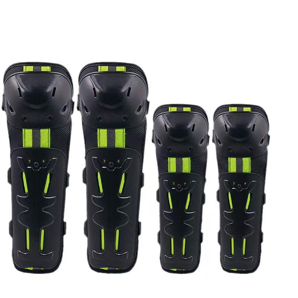 Green Red Motorcycle Knee Pads - Sports Equipment Knee Support review and price