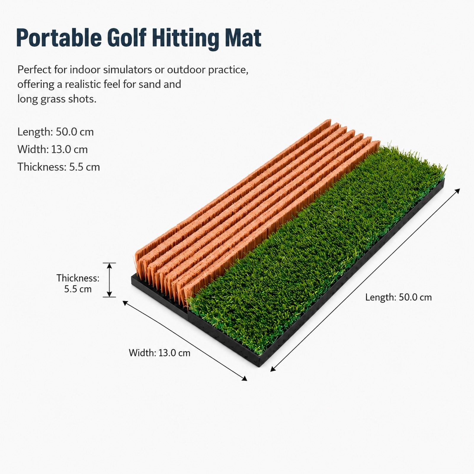 Golf Hitting Mat Realistic Tur - Sports Equipment You Hit review and price