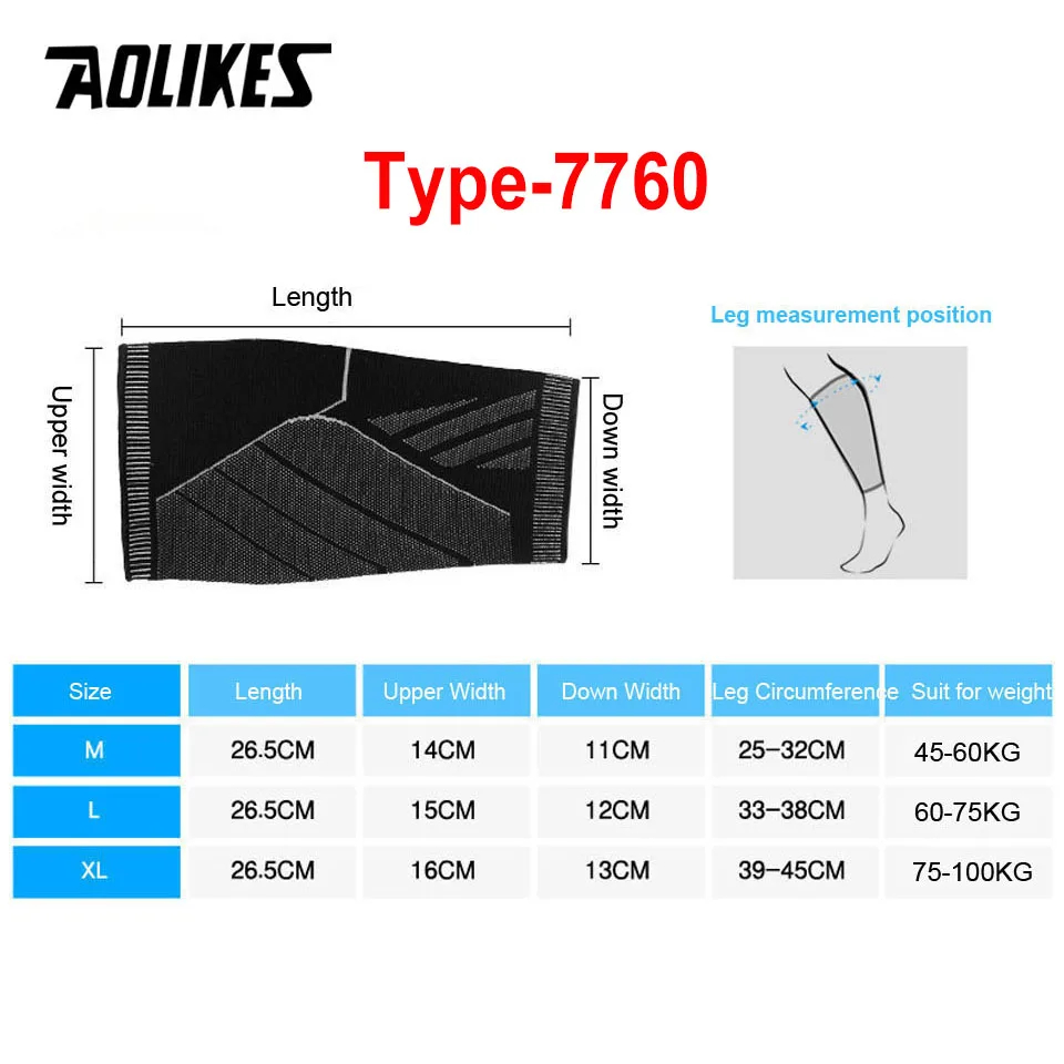 AOLIKES 1PCS Sports Compressio - Sports Equipment Knee Support review and price