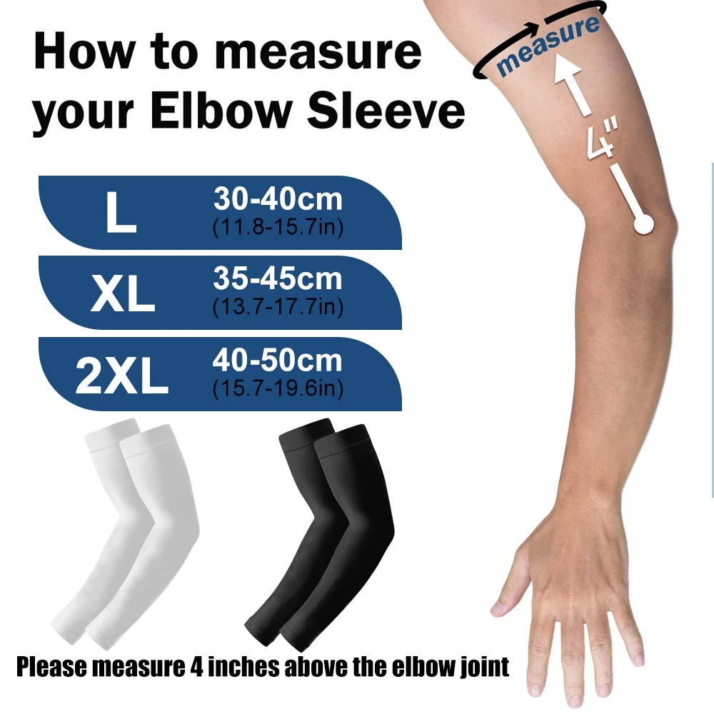 1Pair Compression Arm Sleeves, - Tennis Elbow Brace review and price
